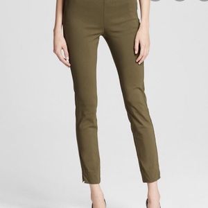 Olive Cropped Stretch Pant
